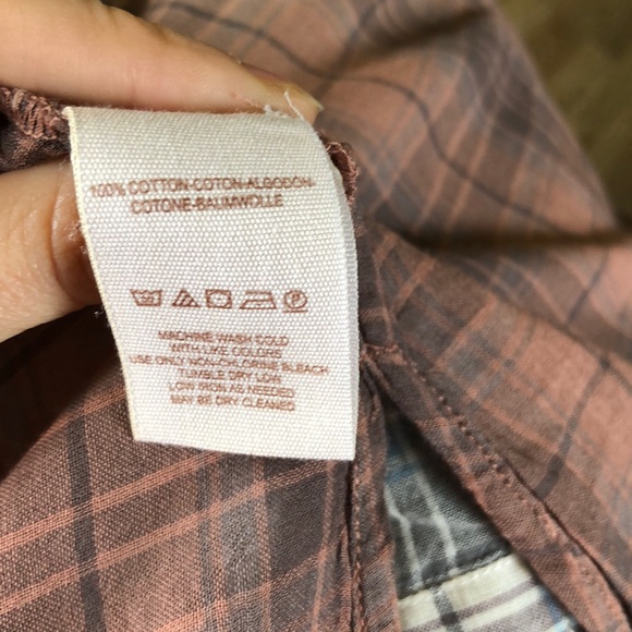 Free People Plaid ombré button up - Picture 8 of 8